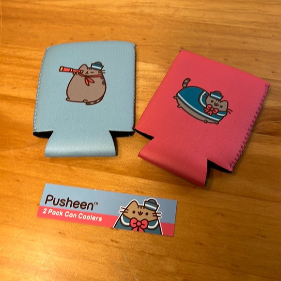 Pusheen can coolies/coolers (2 pack) - Picture 1 of 2